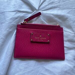 Kate Spade Fuchsia Leather Wallet
